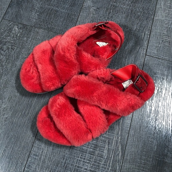 Koolaburra by UGG Women's Fuzz-Ee slipper/sandal hybrid Size 8 - Picture 4 of 9